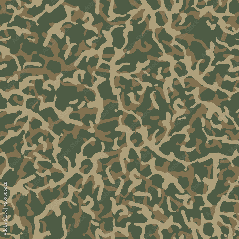 Fiber seamless camo texture. Weave pattern thread. Turing camouflage textile. Turing reaction. Organic green khaki background. Vector wallpaper urban camouflage textile Fiber seamless camo texture. Weave pattern thread. Turing camouflage textile. Turing reaction. Organic green khaki background. Vector wallpaper urban camouflage textile