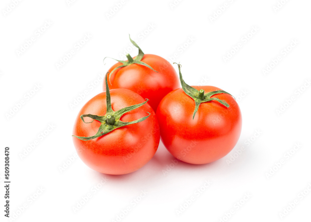 Three red tomatoes isolated on a white background.
Fresh tomatoes. Three red tomatoes isolated on a white background.
Fresh tomatoes.