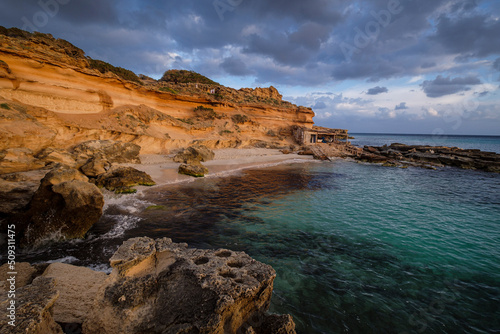 Es Caló des Mort, Formentera, Pitiusas Islands, Balearic Community, Spain