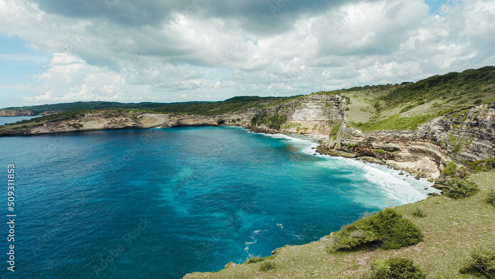 Fototapeta premium Beautiful of Cape's Ringgit and the blue sea