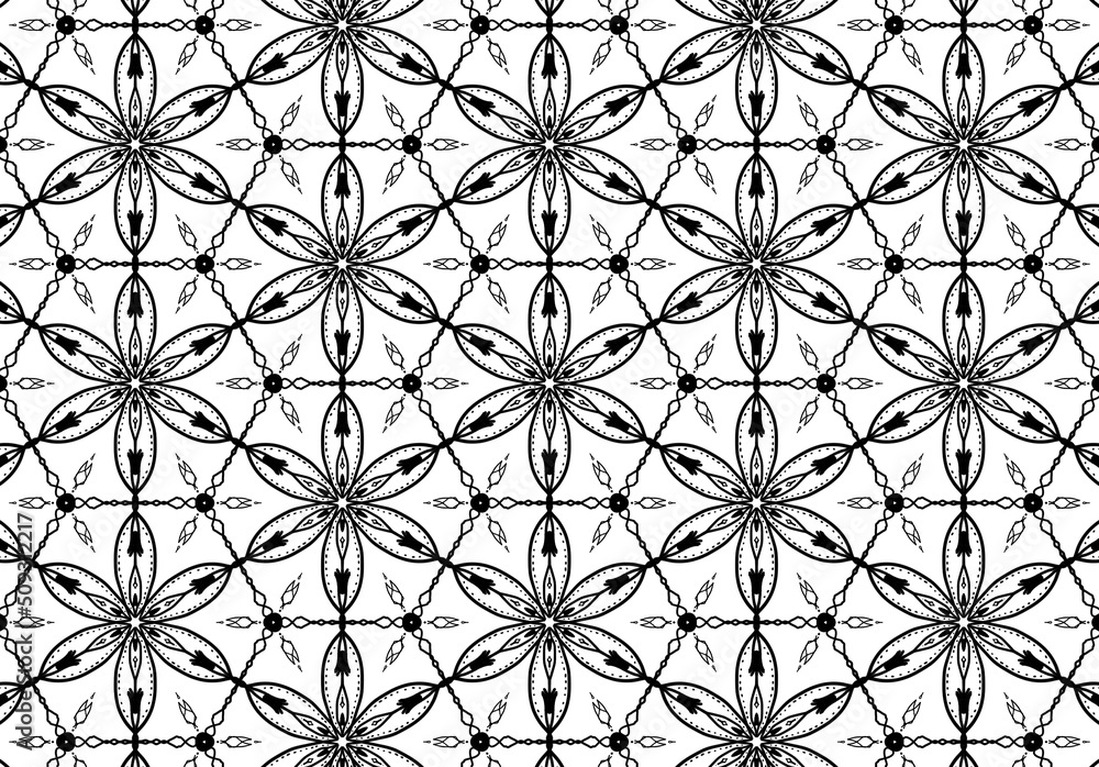 Fabric pattern black and white Fabric pattern black and white