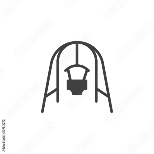 Baby jumper vector icon