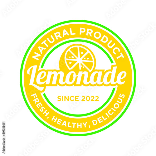 lemonade logo can be use for icon, sign, logo and etc