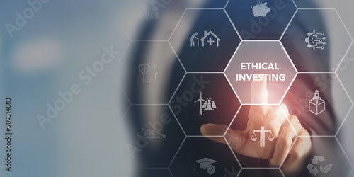 Obraz na plátně Ethical and sustainable investing concept