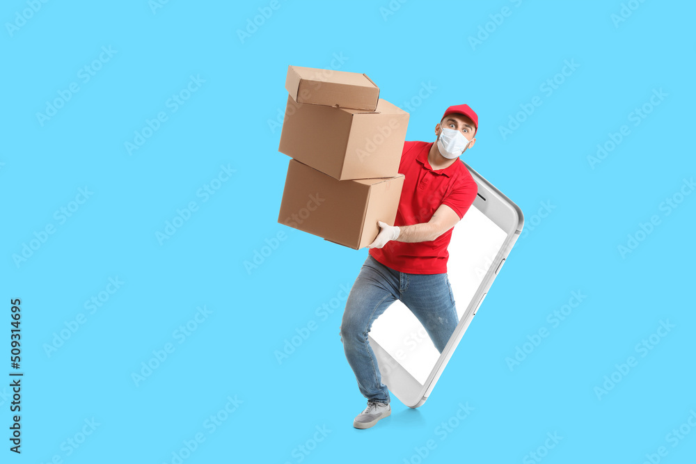 Mobile phone on white background Mobile phone on white background