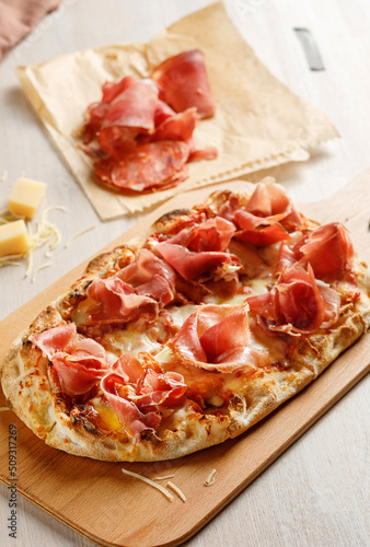 Roman pinsa, variant of the classic Italian pizza