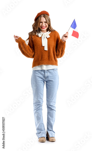 Beautiful young woman with ...