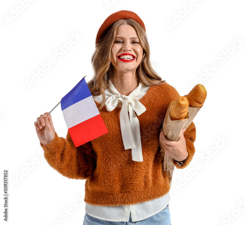 Beautiful happy young woman...