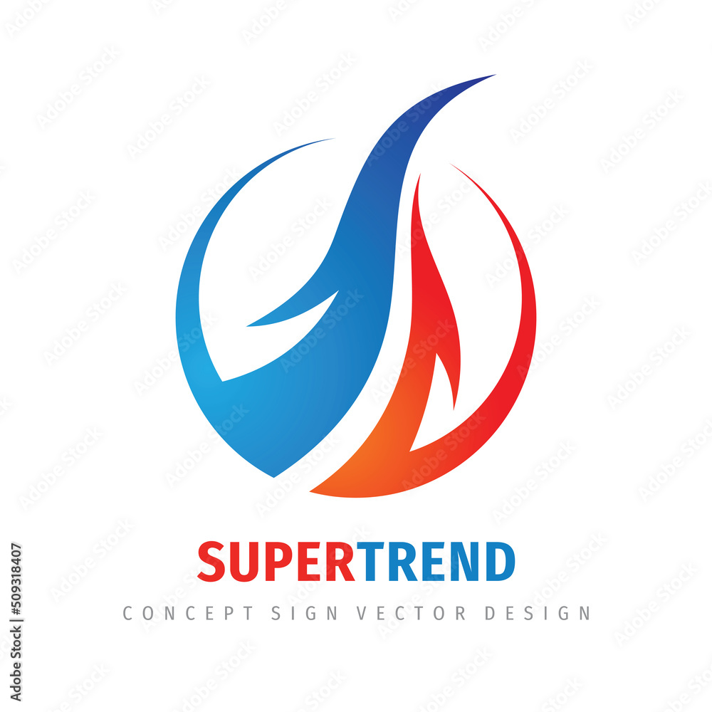 Dynamic concept business logo design. Stylized arrow in circle shape. Progress business solution icon sign. Fire flame and water wave symbol. Vector illustration. Dynamic concept business logo design. Stylized arrow in circle shape. Progress business solution icon sign. Fire flame and water wave symbol. Vector illustration.