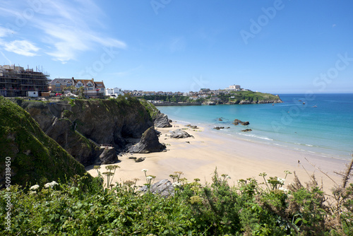 Newquay Cornwall England UK June 6 2022 town centre