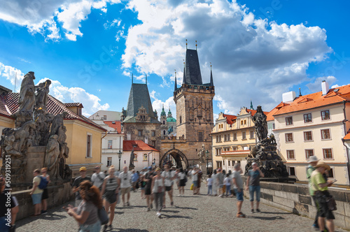 Charles bridge in Prague