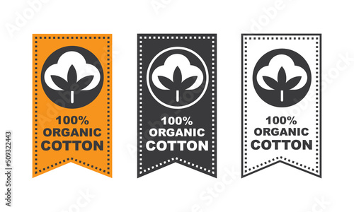 100% cotton, labels in three different variants.