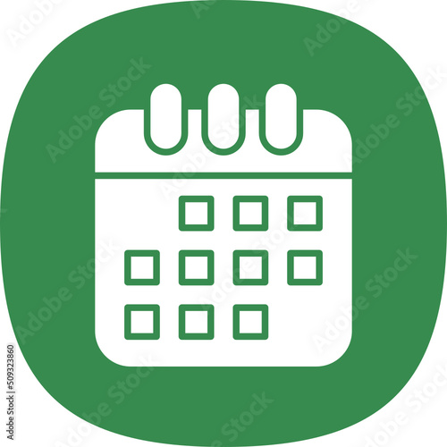 Obraz na płótnie 12 - Calendar Icon w salonie