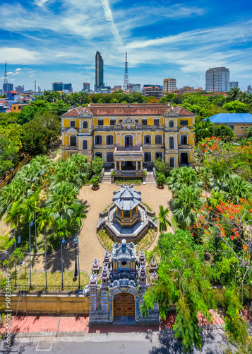 An Dinh palace view from near the Imperial City with the Purple Forbidden Cit...