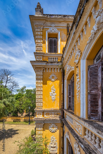 An Dinh palace view from near the Imperial City with the Purple Forbidden Cit...