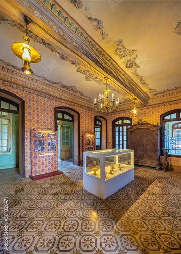 An Dinh palace view from near the Imperial City with the Purple Forbidden Cit...