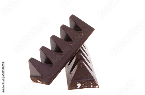 chocolate bar isolated