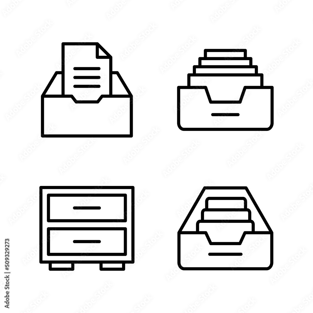Archive folders icon vector. Document vector icon. Archive storage icon. Archive folders icon vector. Document vector icon. Archive storage icon.