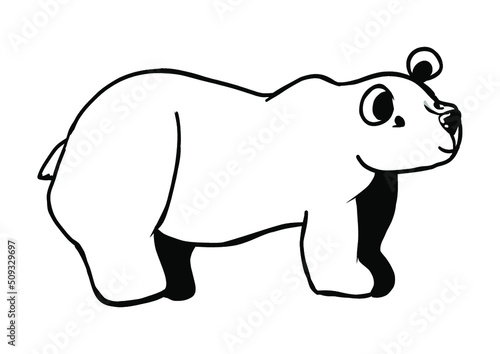 かわいい単体の白熊アイキャッチ © minory