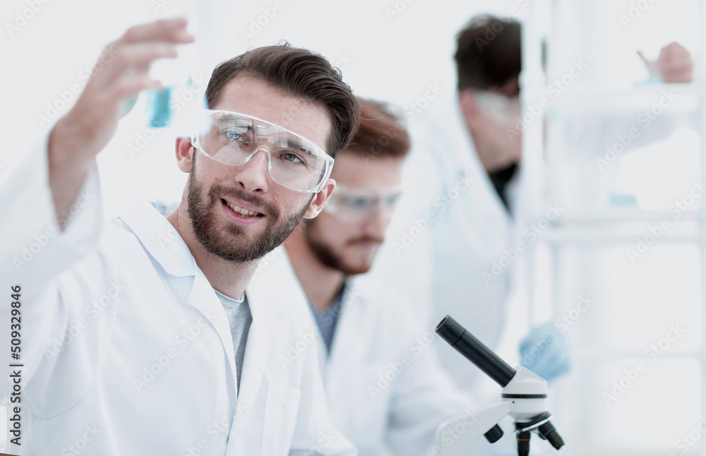 closeup.scientists in the laboratory closeup.scientists in the laboratory