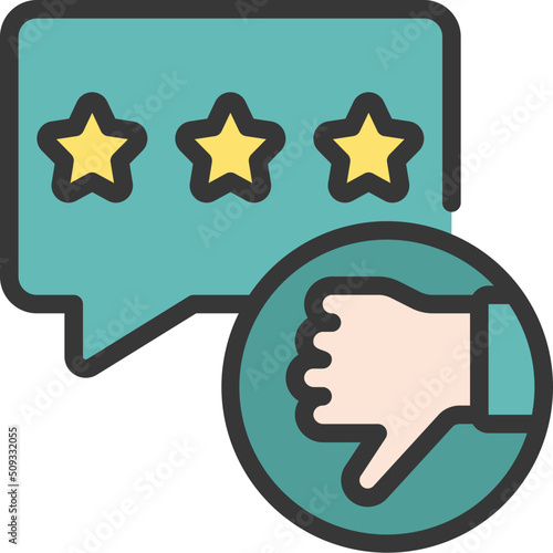 Thumbsdown Review Icon