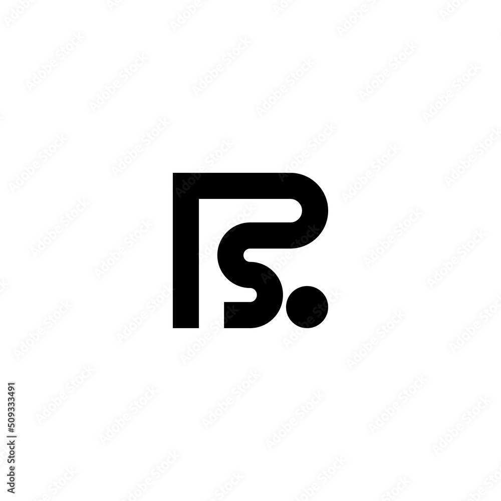 initials PS SP logo graphic design template vector initials PS SP logo graphic design template vector