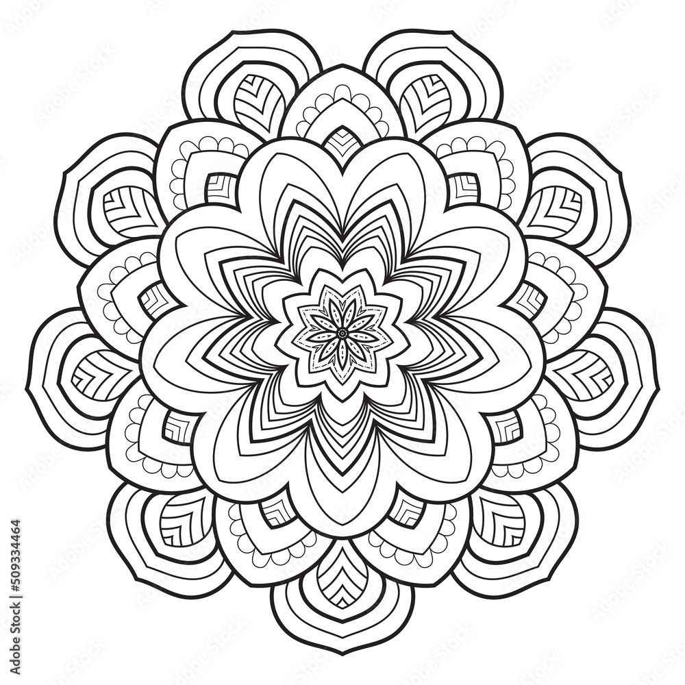 Circular Flower pattern in form of mandala for Kdp Coloring Book, Henna, Mehndi, tattoo, decoration. Decorative ornament in ethnic oriental style. Coloring book page. ornamental round lace ornament. Circular Flower pattern in form of mandala for Kdp Coloring Book, Henna, Mehndi, tattoo, decoration. Decorative ornament in ethnic oriental style. Coloring book page. ornamental round lace ornament.