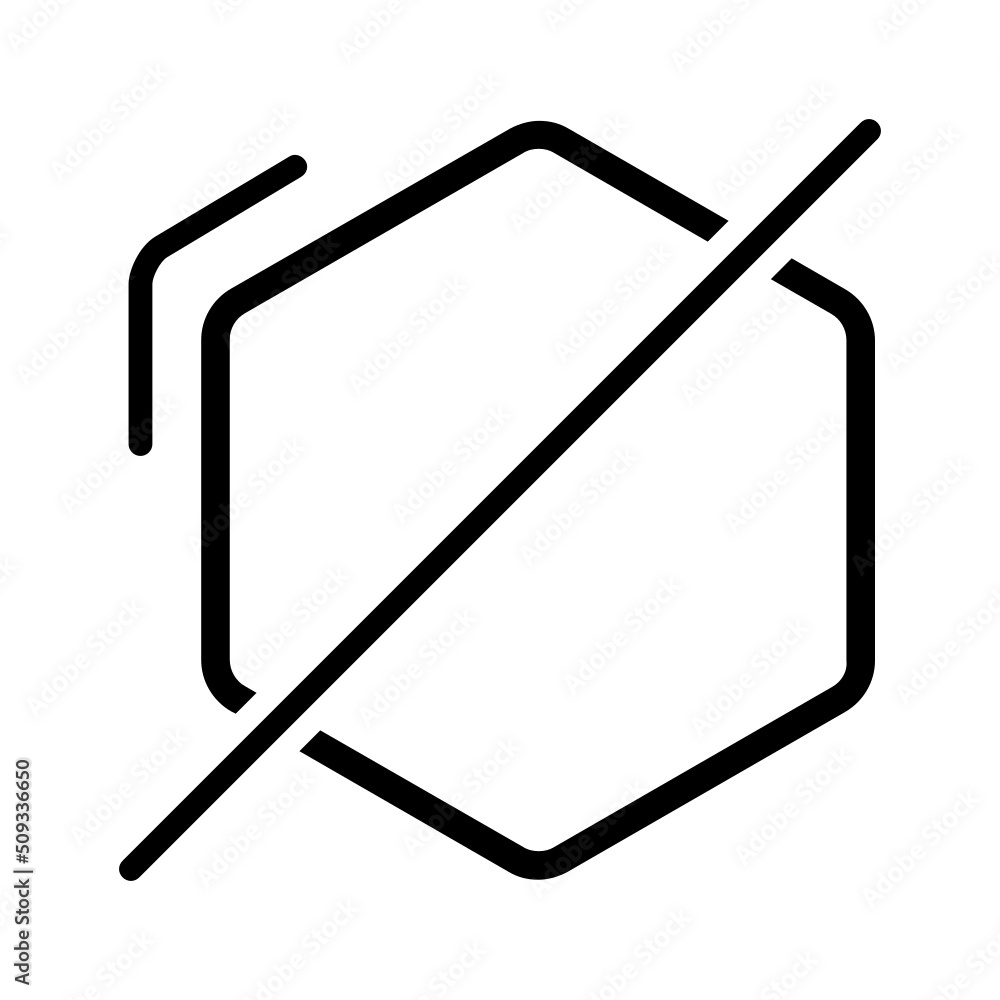 Black line icon for Unwanted Icon Black line icon for Unwanted Icon
