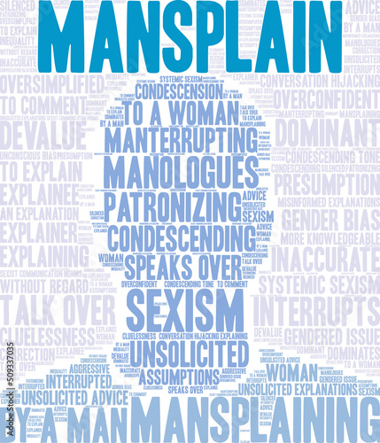 Mansplain Word Cloud