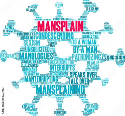 Mansplain Word Cloud