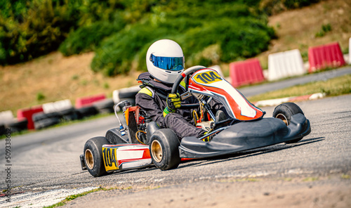 Go kart racing and motorsport photo