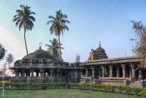 Chandramouleshwara Temple (Ishwara Temple.) , Arasikere is located in the Hassan district of Karnataka. photo