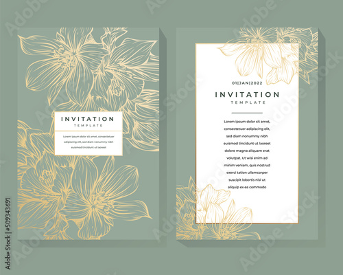 Botanical Invitation Design