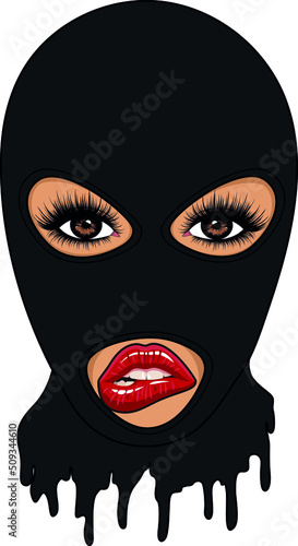 Gangster mask women