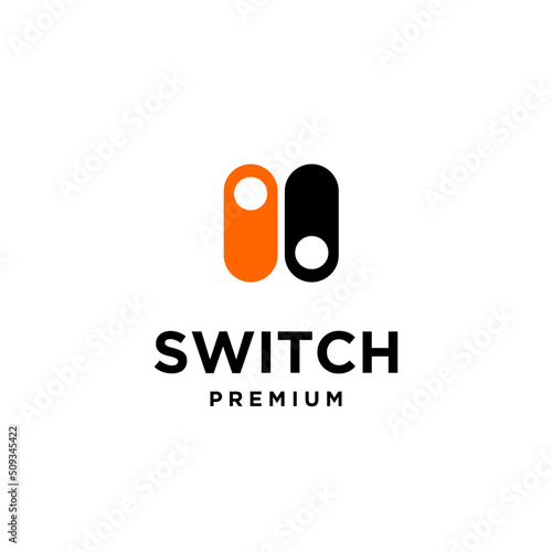 switch on off button icon logo design