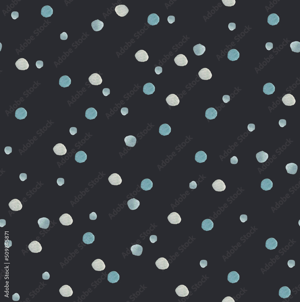 Watercolor dots seamless pattern Watercolor dots seamless pattern