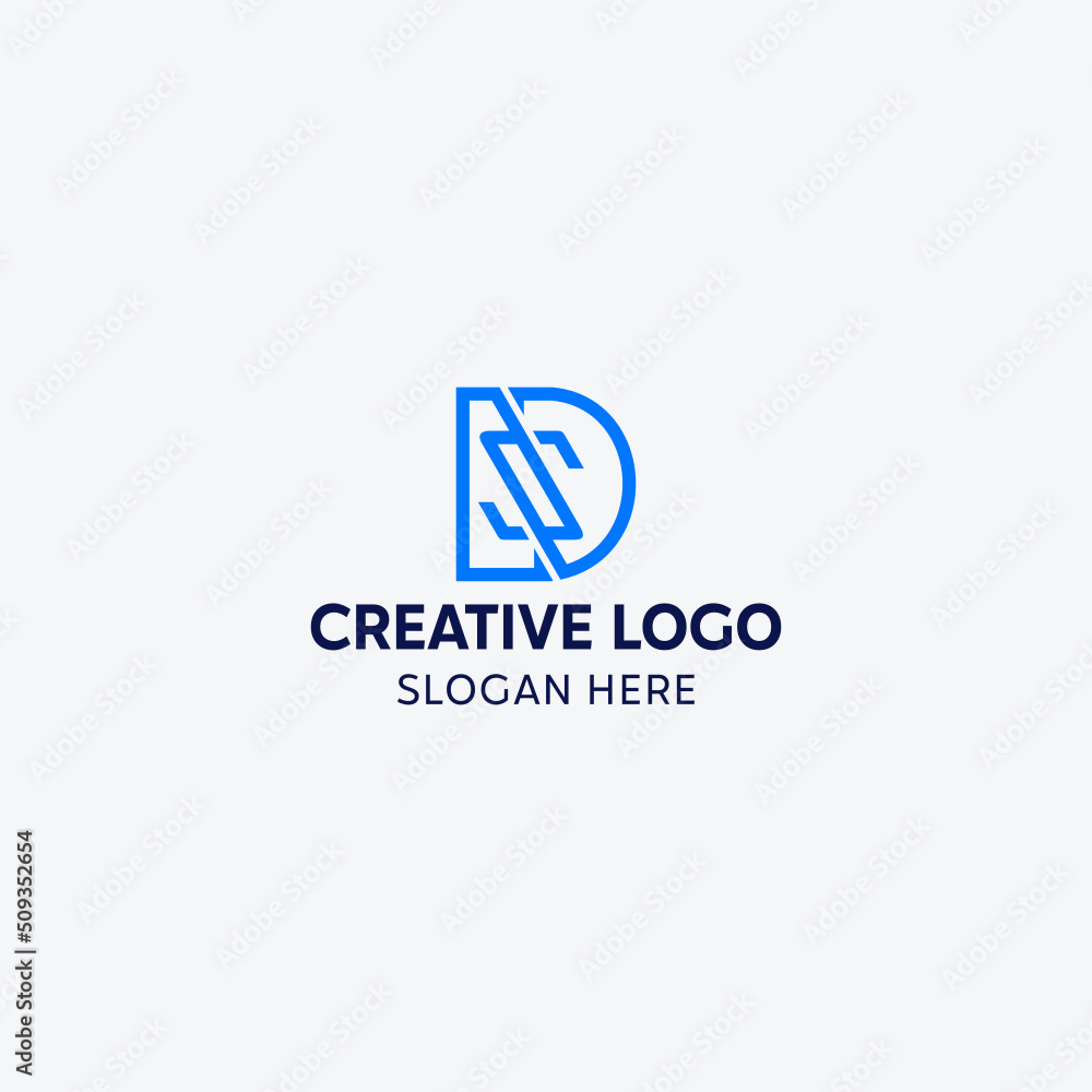 LETTER LOGO D LETTER LOGO D