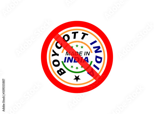 We boycotted Indian products. Boycott India