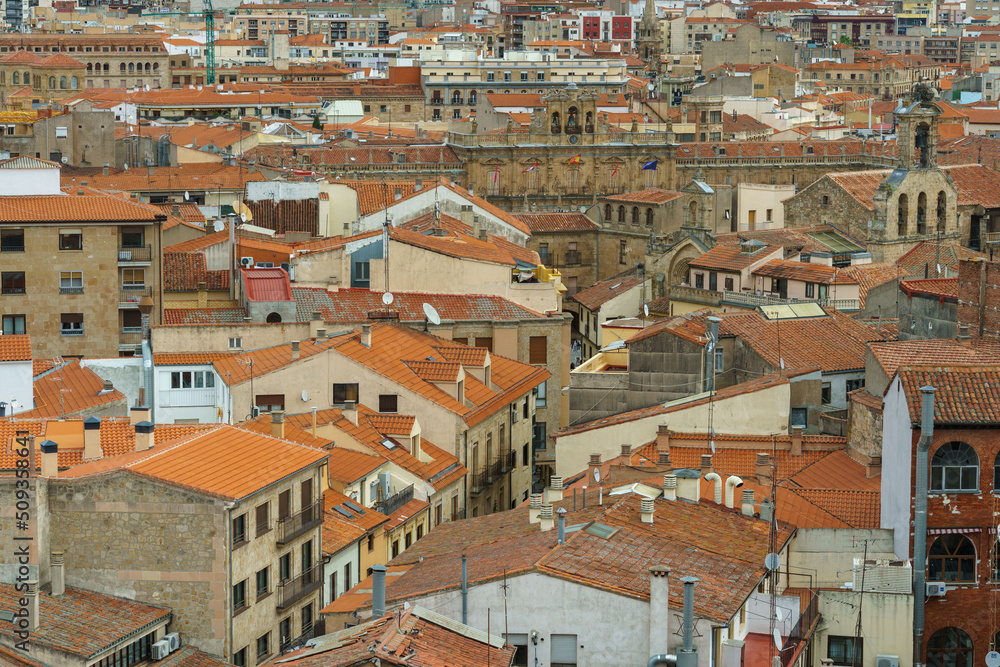 View of Salamanca from Scala Coeli, Salamanca, Castilla y León, Spain