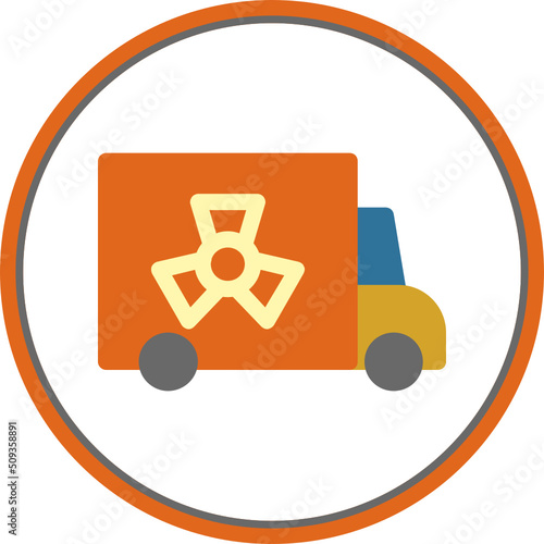 Nuclaer Truck Icon photo