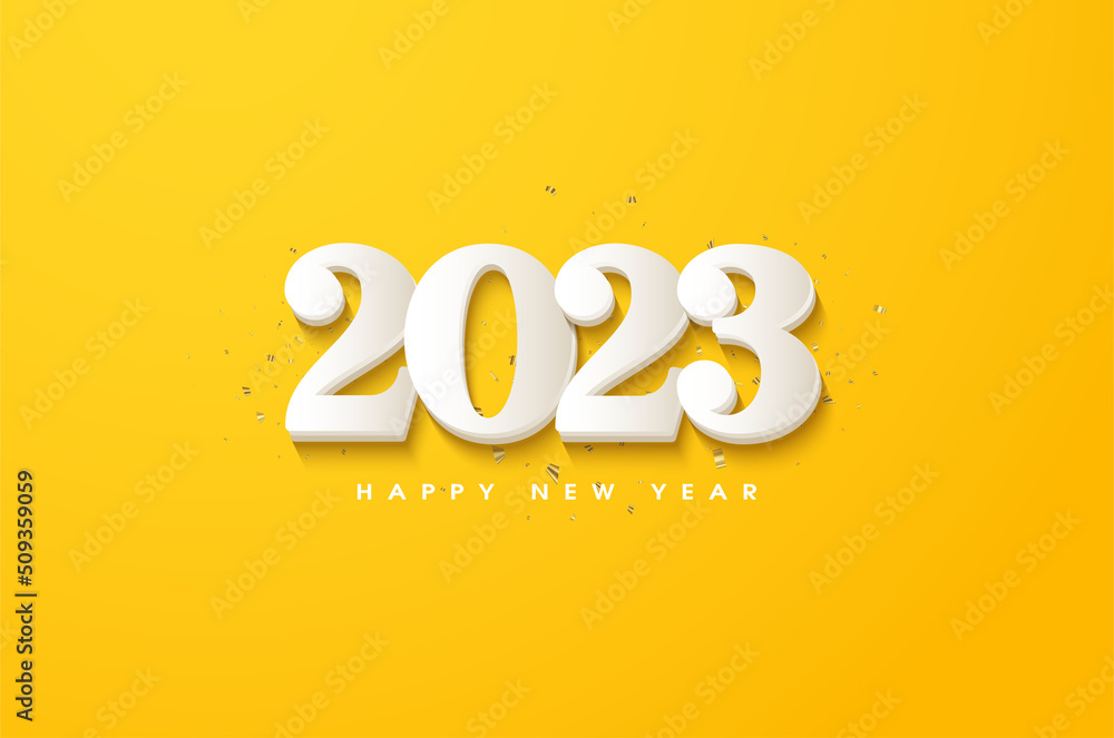 2023 Happy New Year Background Illustration