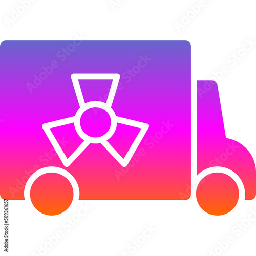 Nuclaer Truck Icon photo