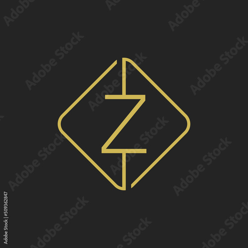 Free Download Initial letter Z logo design template square element. Z letter logo design Vector illustration. - GFXLoad