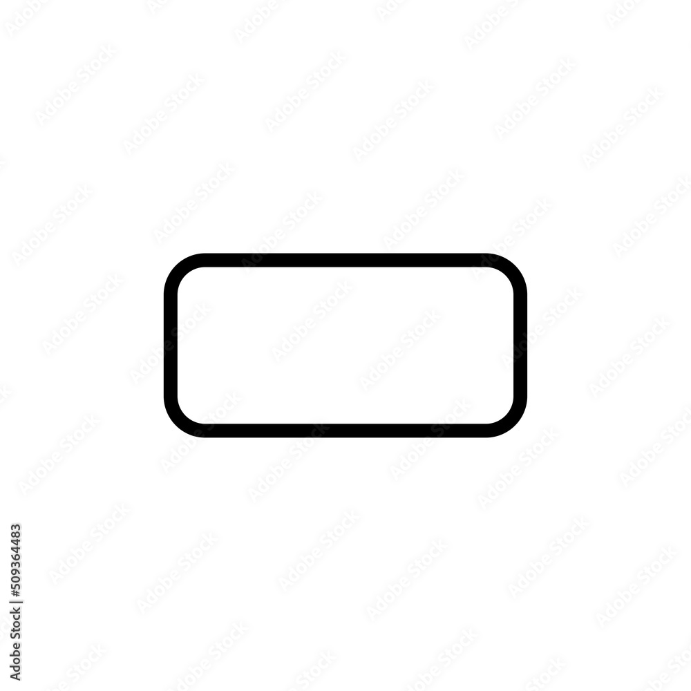 Shape Icon Isolated on White Artboard Shape Icon Isolated on White Artboard