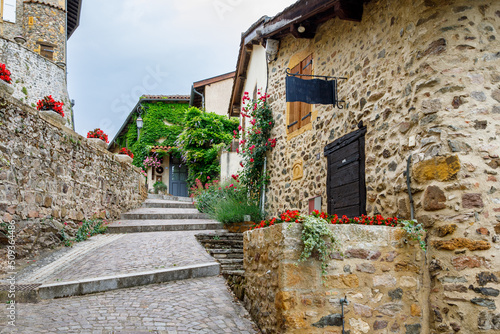 Fototapeta Naklejka Na Ścianę i Meble -  Village médiéval de Ternand, France