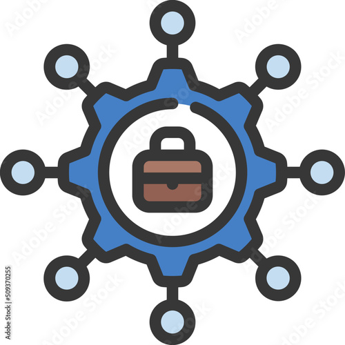 Outsourcing Icon