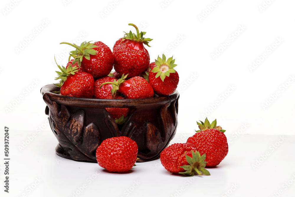 delicious fresh strawberry in the studio delicious fresh strawberry in the studio