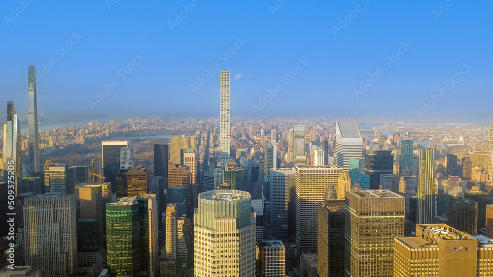 Obraz premium aerial view of Manhattan, New York 
