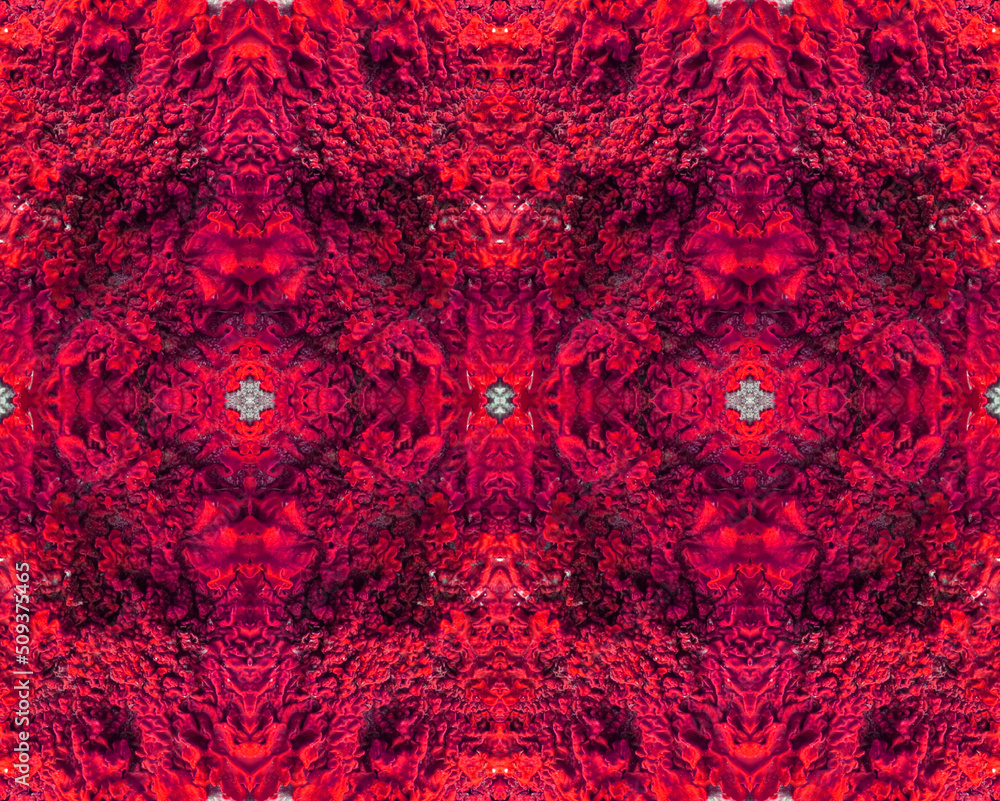 Unusual texture, red purple color, folds, wrinkles, protrusions, layers, non-uniform uneven surface. beautiful pattern. Abstract Paint Concept Symmetric, Ornamental Decorative, Phone case. Unusual texture, red purple color, folds, wrinkles, protrusions, layers, non-uniform uneven surface. beautiful pattern. Abstract Paint Concept Symmetric, Ornamental Decorative, Phone case.