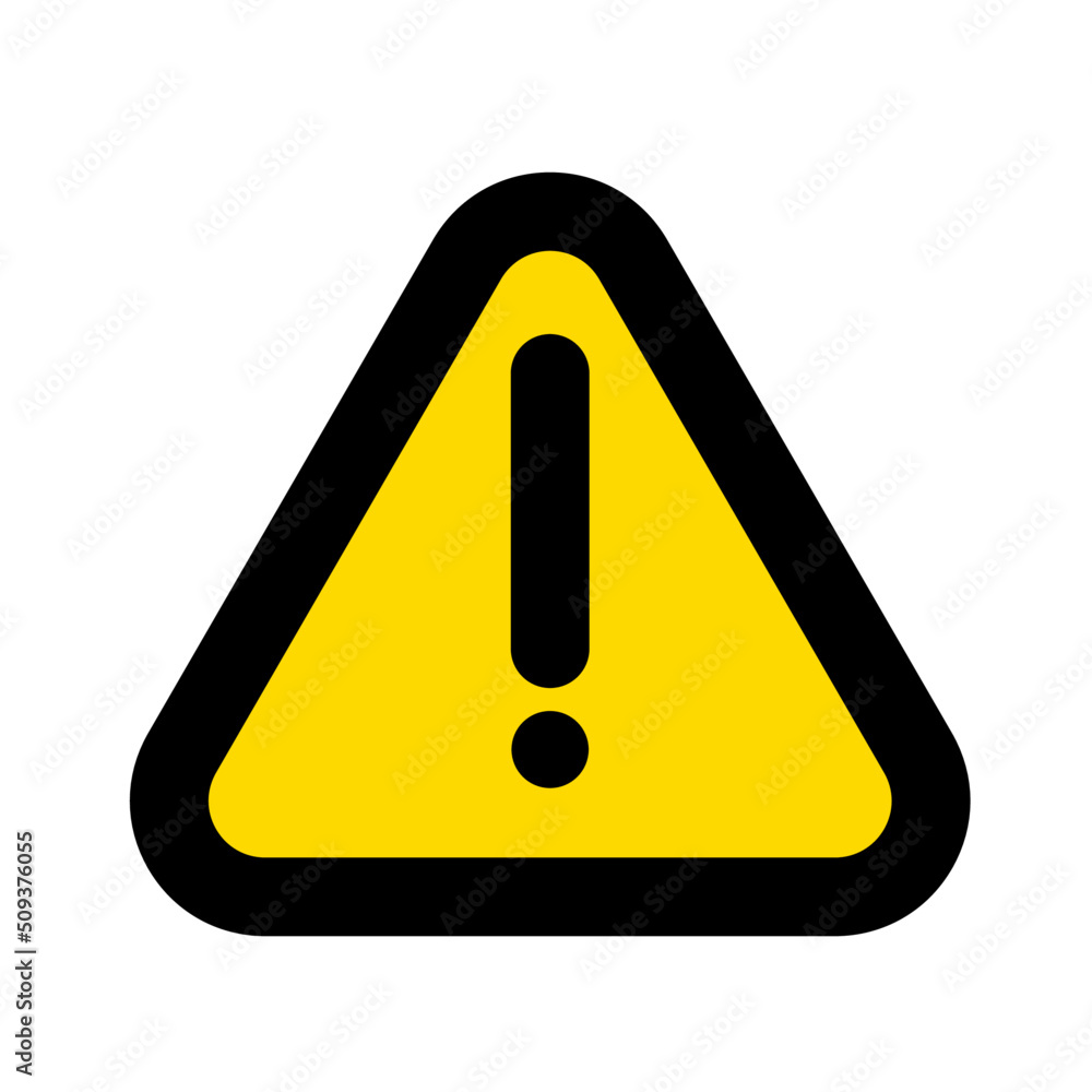 hazard attention sign vector illustration hazard attention sign vector illustration